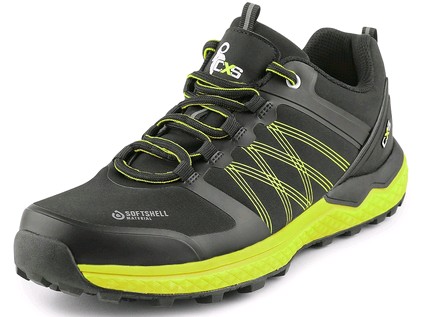 Obuv CXS SPORT, polobotka, černo-zelená, vel. 47